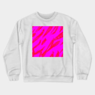 Neon Zebra Texture Fashion Seamless Crewneck Sweatshirt